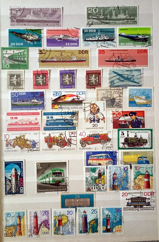 Predám poštové známky DDR - 8