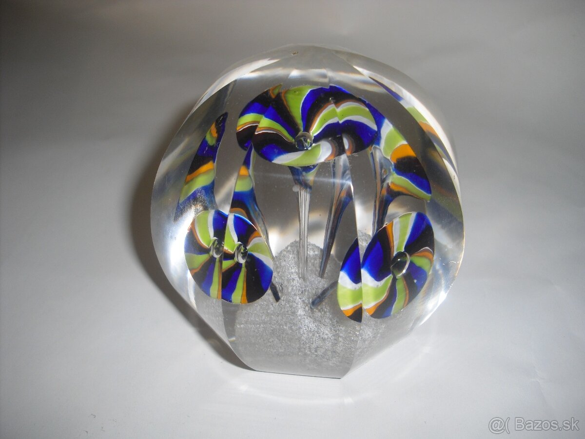 predam starozitne brusene sklenene tazitko 1900 3 ks - 8