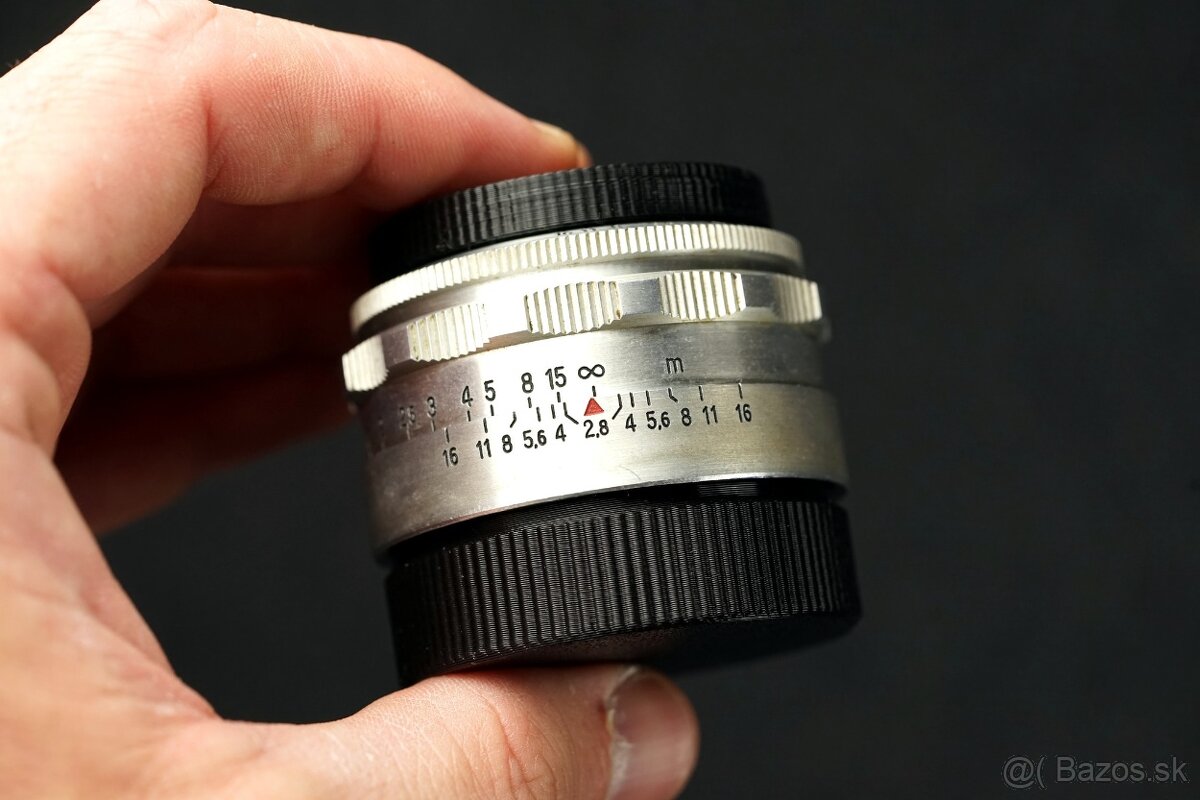 Objektiv Carl Zeiss Tessar 50mm f2,8 mini M42 - 8
