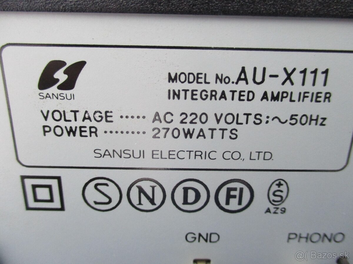 Sansui AU-X111 - 8