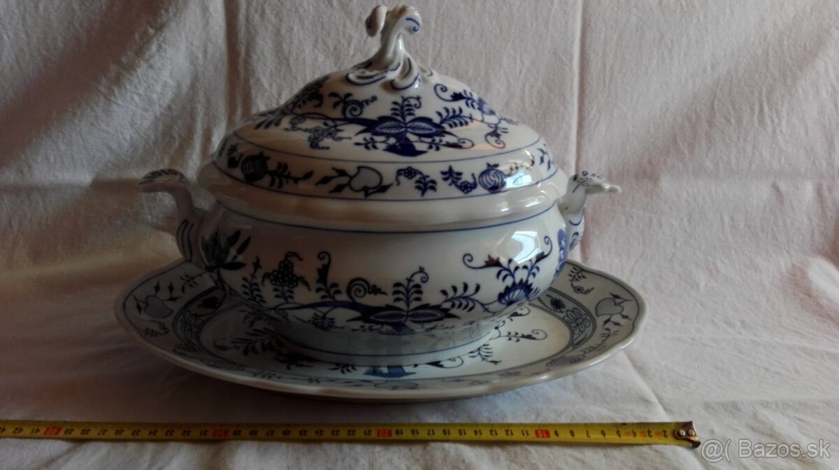 Cibulák 4 druhy polievková / ragú misa s podnosom - 8