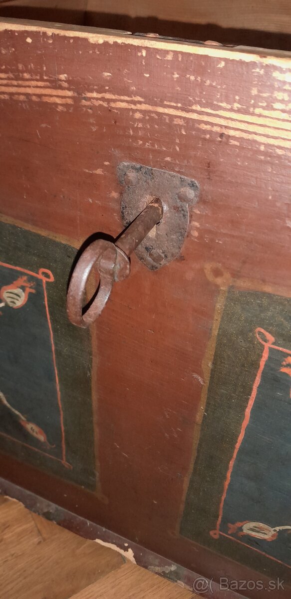 Malovaná truhlica Liptov - 8