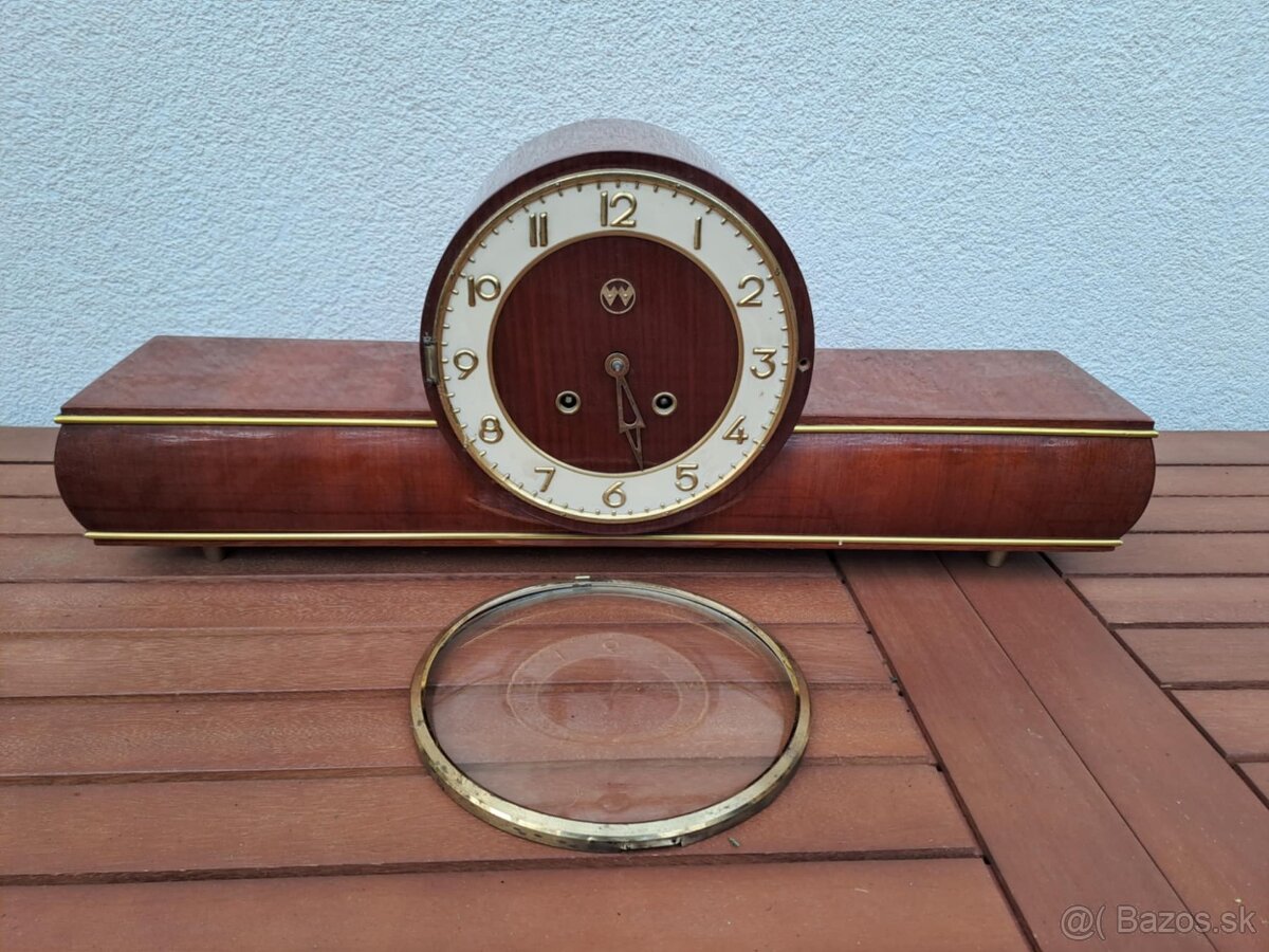 Predám nemecké krbové hodiny Weimar - 8