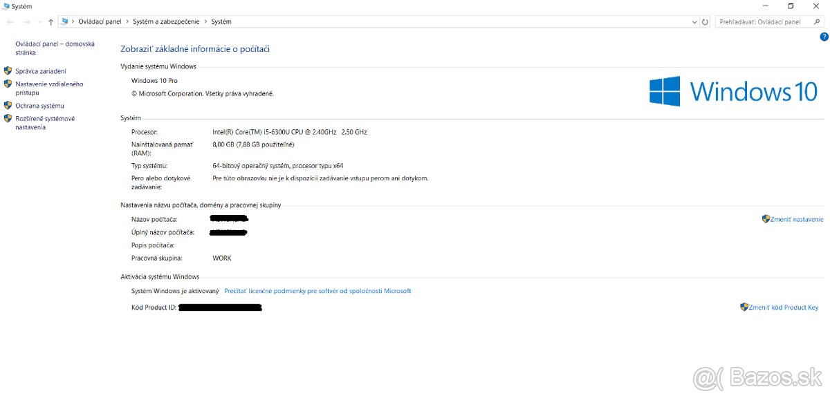 DELL Latitude 5480, i5-6300U, 8GB RAM + WIN10PRO - 8