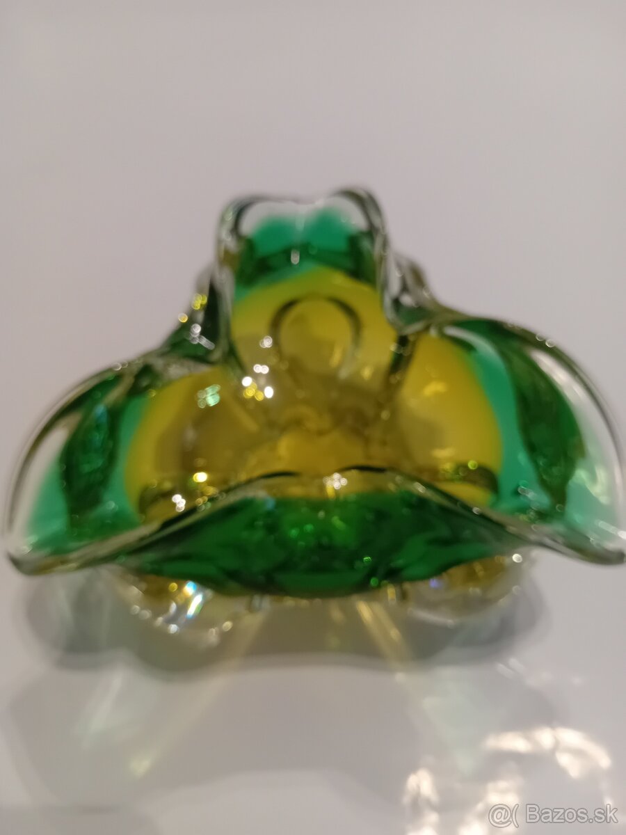 Hutné sklo popolník/ misa - 8