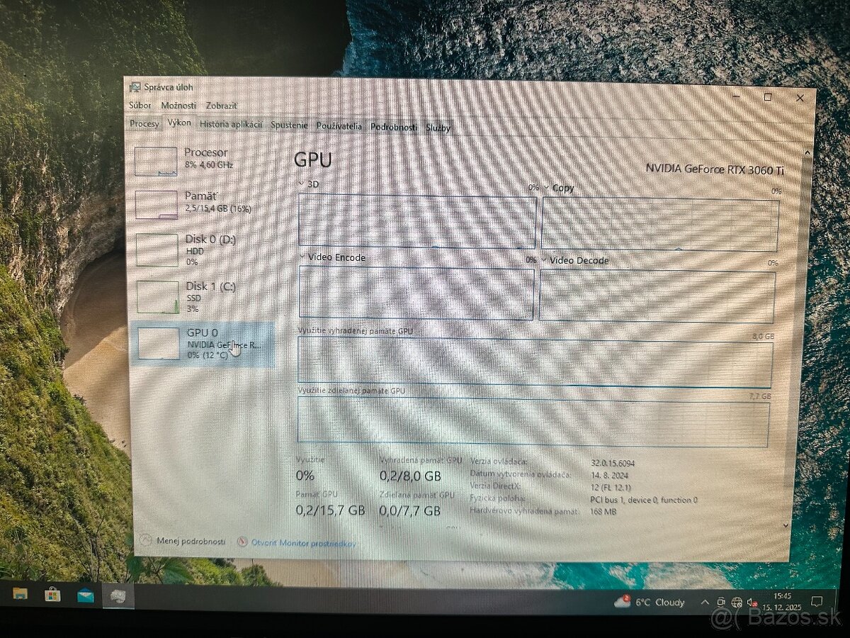 I5-12400f / RTX 4060 / 16GB RAM - 8