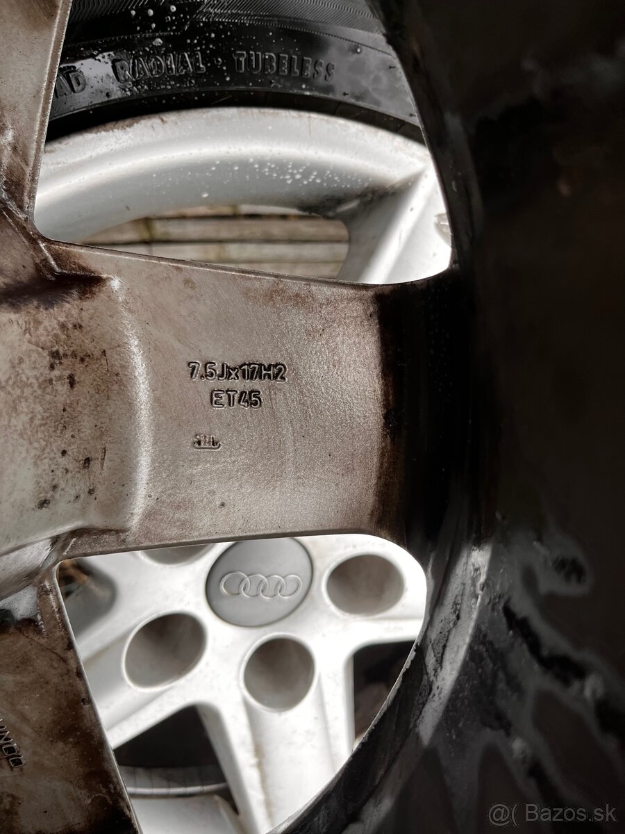 Alu disky 5x112 r17 + NOVÉ letné pneu 225/45 r17 - 8