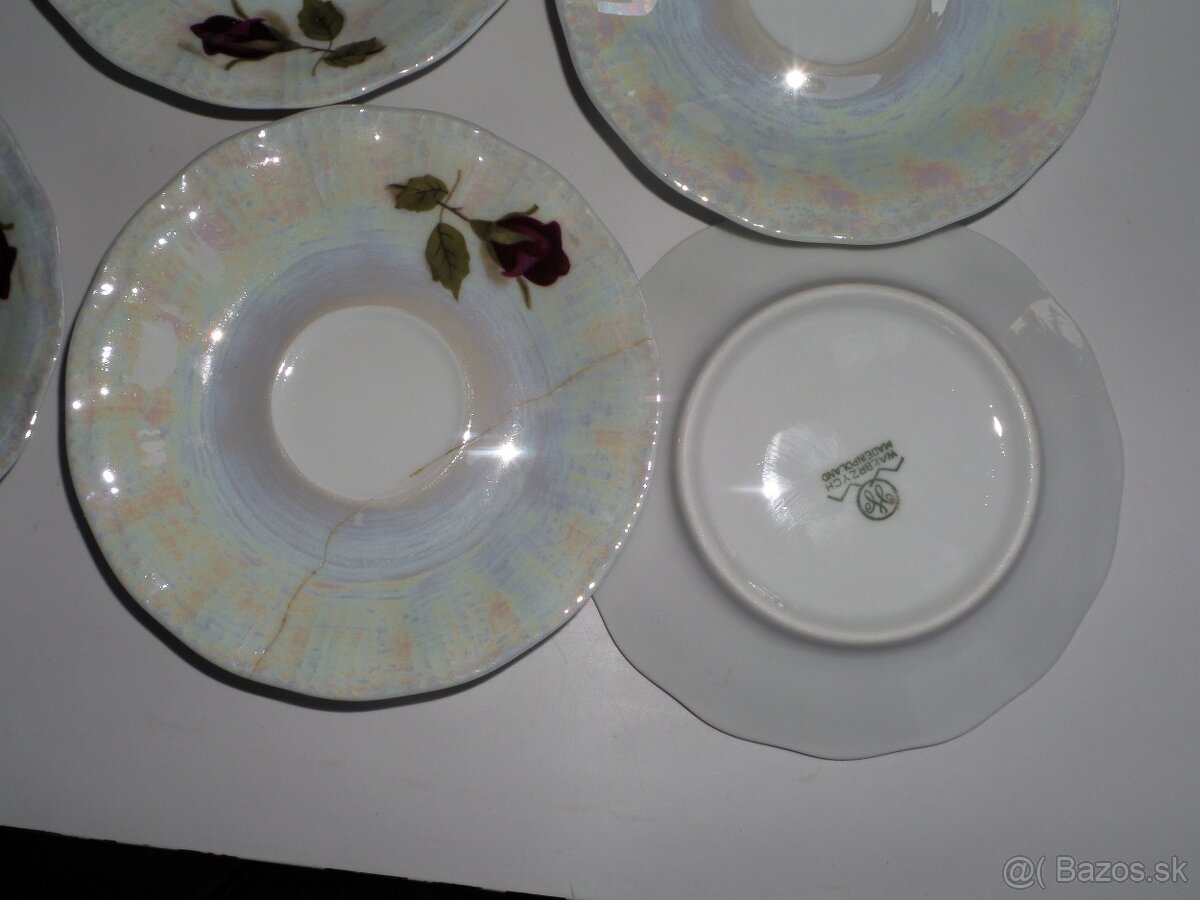 Perleťová porcelánová súprava a iné....... - 8