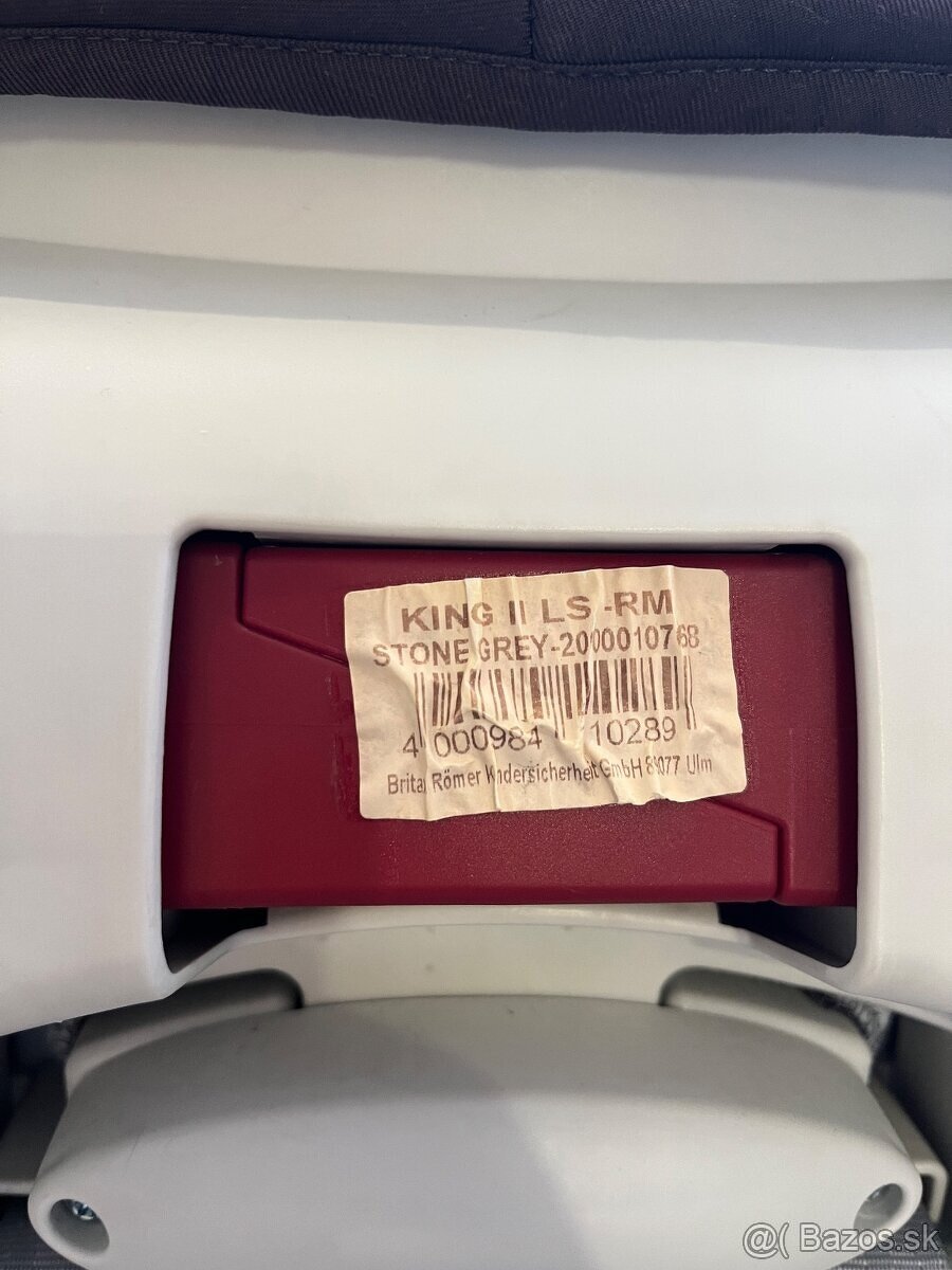 Autosedacka Britax Römer KING II LS - 8