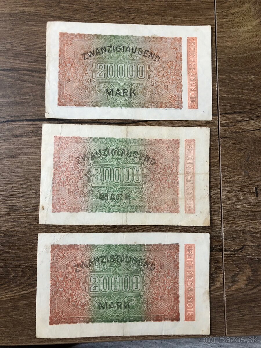 Bankovky DEUTSCHLAND 4 - 8