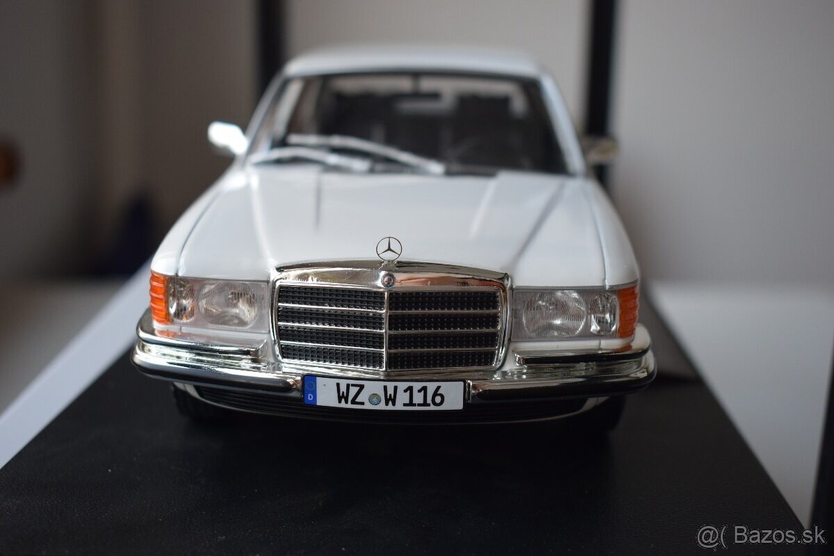 predam 1:18 Mercedes-Benz S-class 450 SEL 6.9 1975 biela - 8