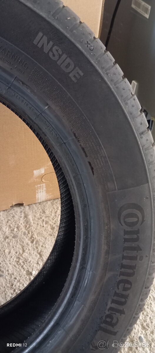Predám dve letné pneumatiky195x60 R16 Continental - 8
