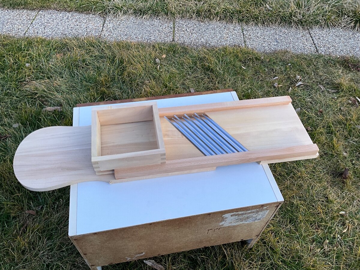 4-Nožová rezačka na kapustu a ovocie 915 mm. - 8