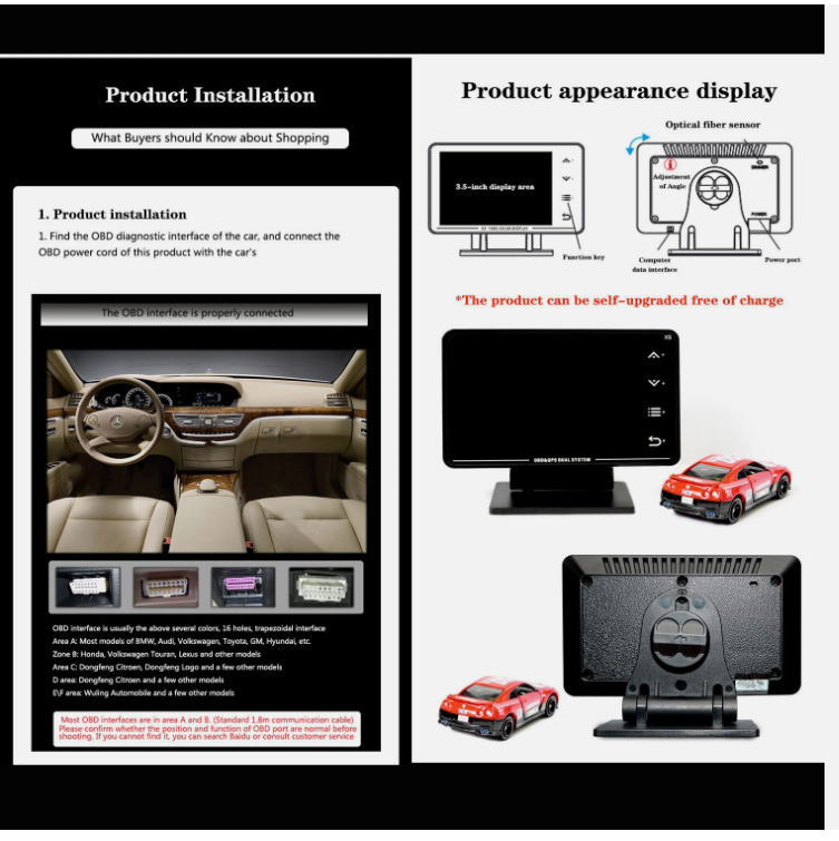 Lufi XS - OBD2 display - 8