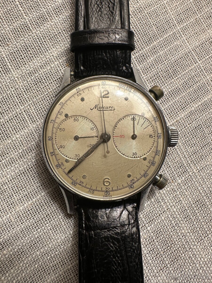 Vintage Mercure Minerva Chronograph – Cal. 52, Ref. 5201 - 8