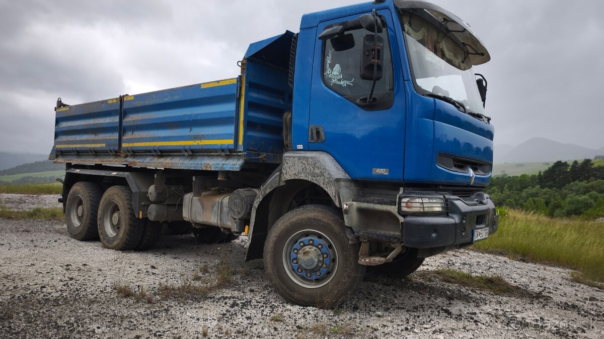 Renault kerax 420dci 6x6 sklapac - 8