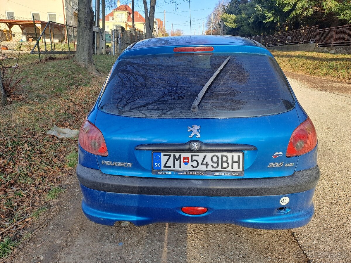 Predám Peugeot 206 1,4 hdi 2004 - 8