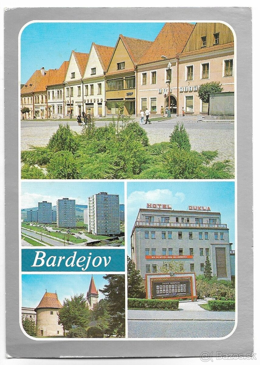Bardejov (1-10) - vf, prejdené poštou - 8
