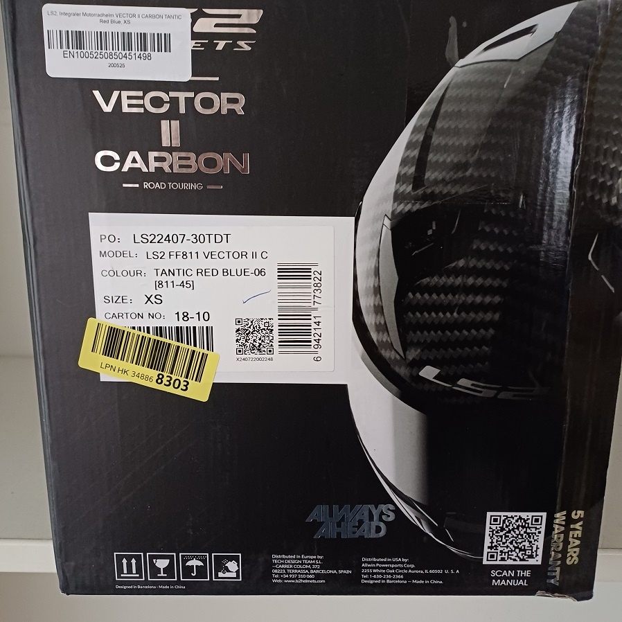 Silniční přilba Ls2 Vector II Carbon - 8