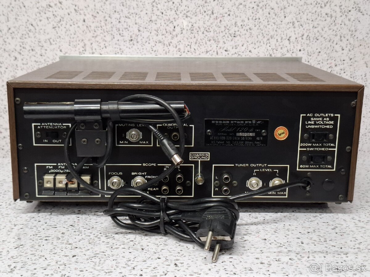 SCOPE DISPLAY / Marantz Model 120B FM/AM STEREOPHONIC TUNER - 8