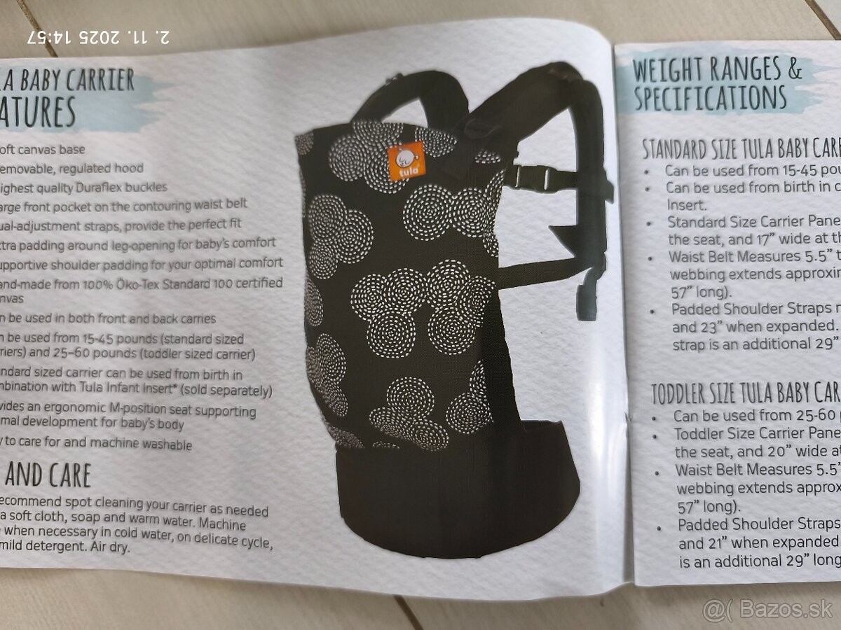 Detsky nosic TULA a Bertoni - 8