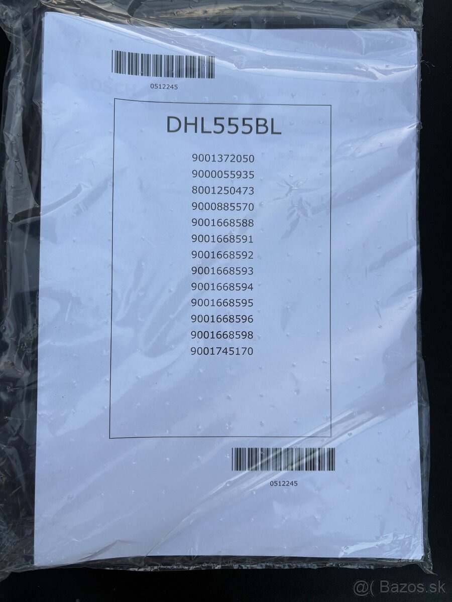 Predám nový digestor Bosch DHL555BL - 8