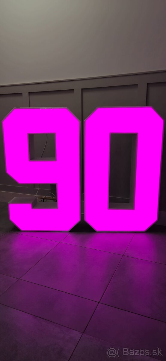 LED čísla na prenájom - 8