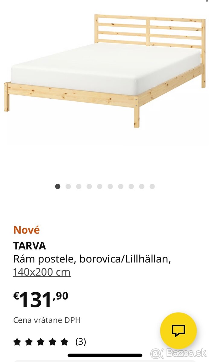 Postel 140x200 IKEA - 8