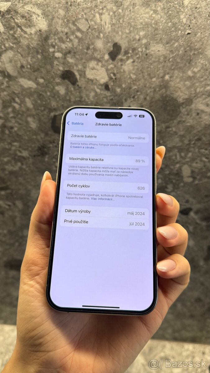 iPhone 15PRO 256gb prírodný titán - 8