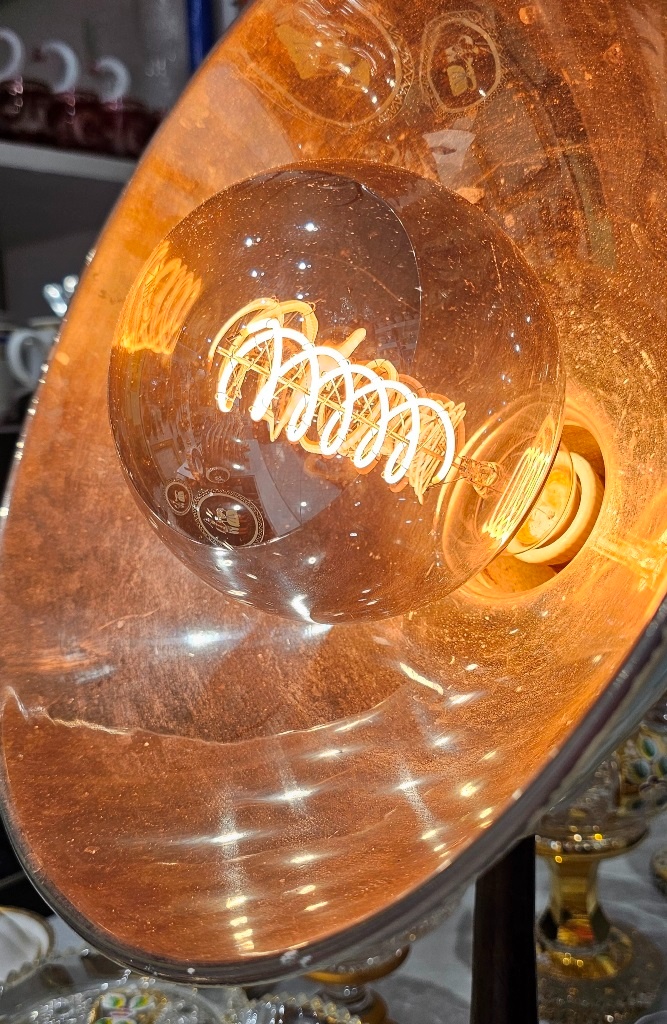 Industriálna biela lampa - 8