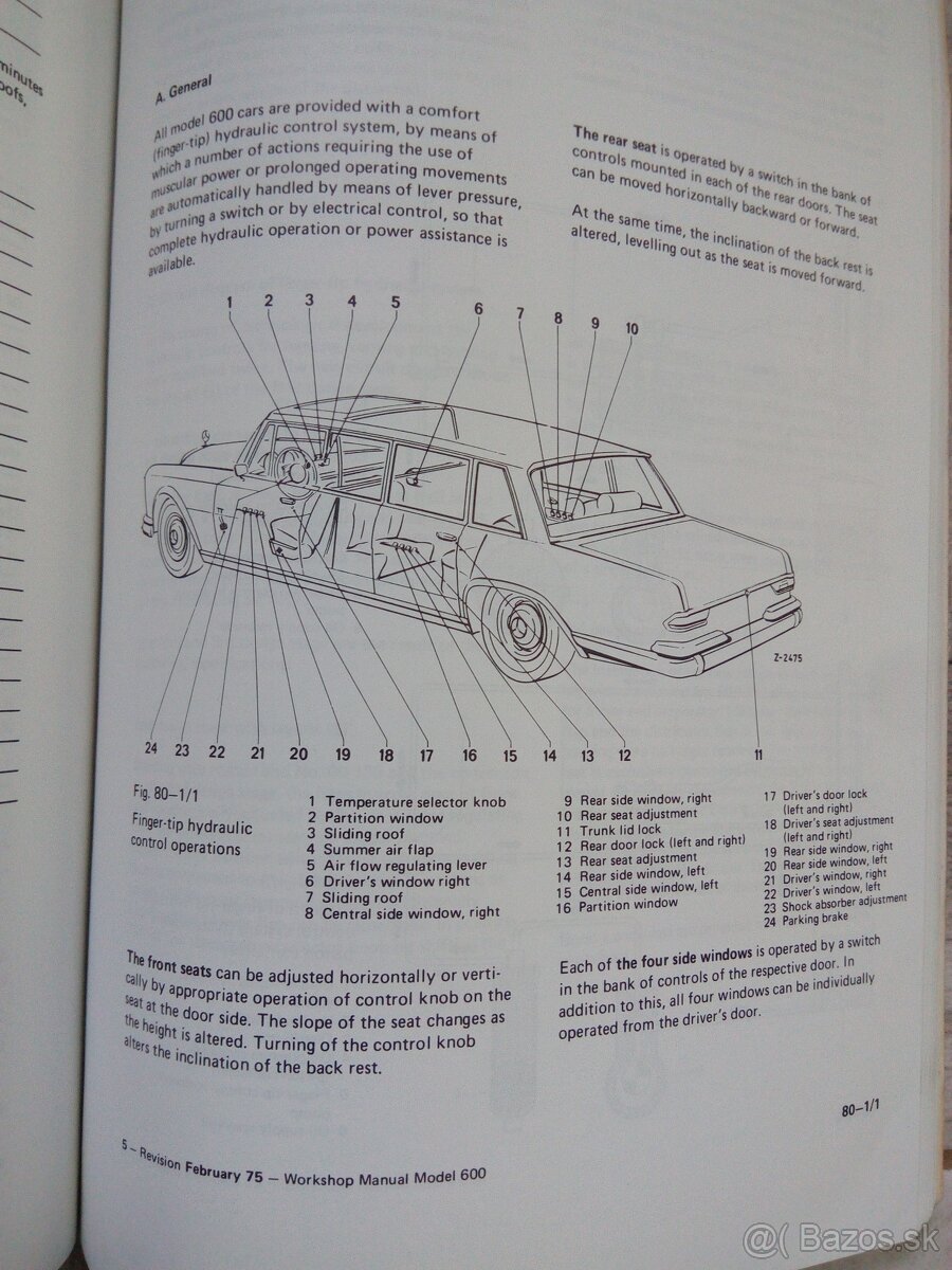Mercedes ML320 a W100 - Typ600 - dielenská príručka. - 8