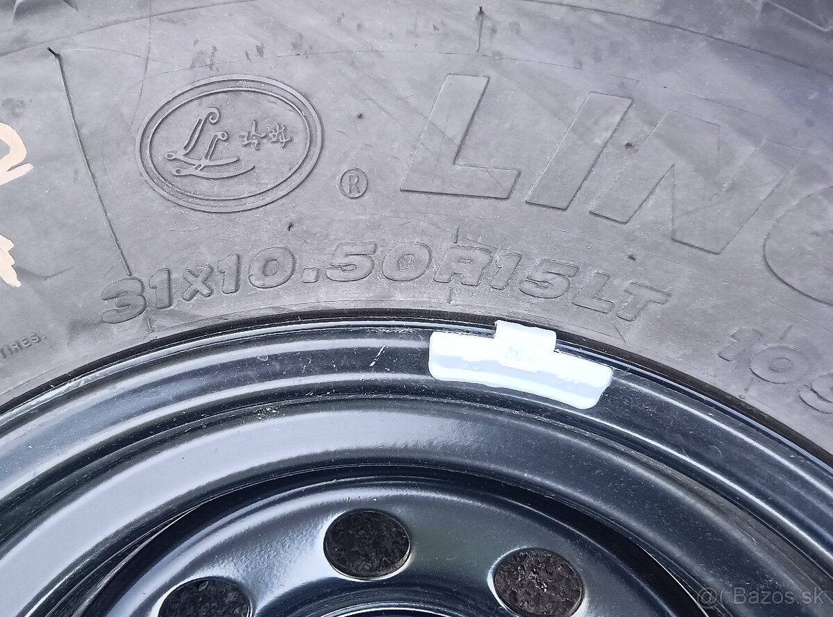Kolesá+pneu 31x10,50 R15LT - 8