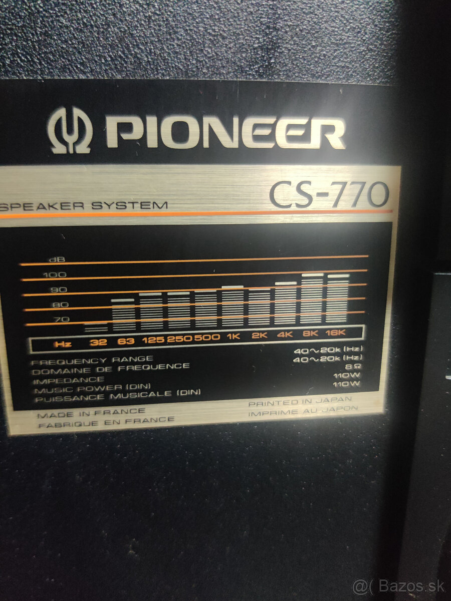 Predam Vintage zostavu PIONEER - 8