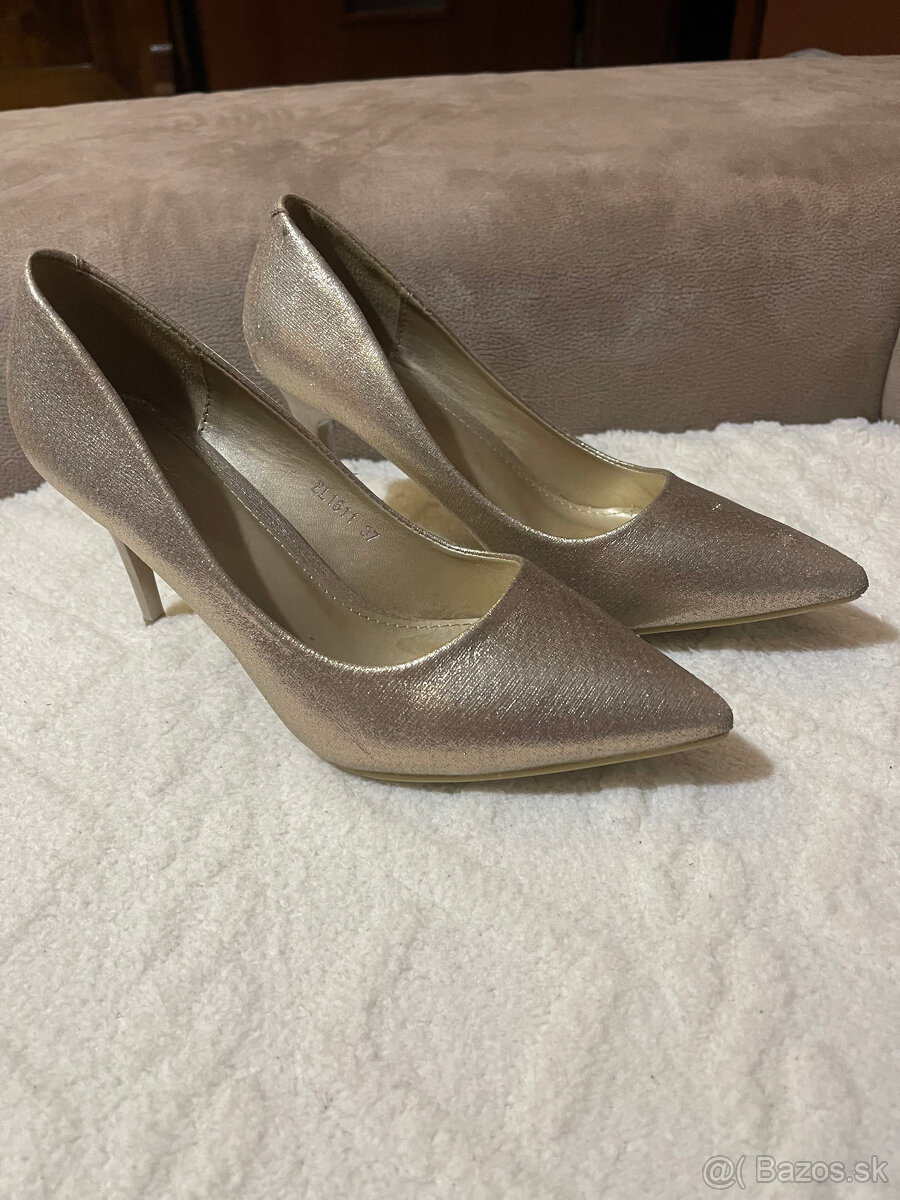 Zlaté lodičky veľ 37 - 8