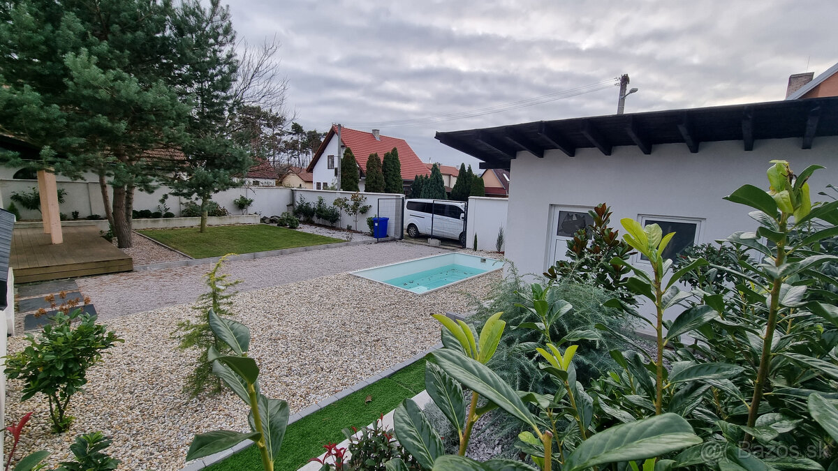 Štýlový 120 m2 ENERGETICKY úsporný DREVODOM s bazénom, POZEM - 8