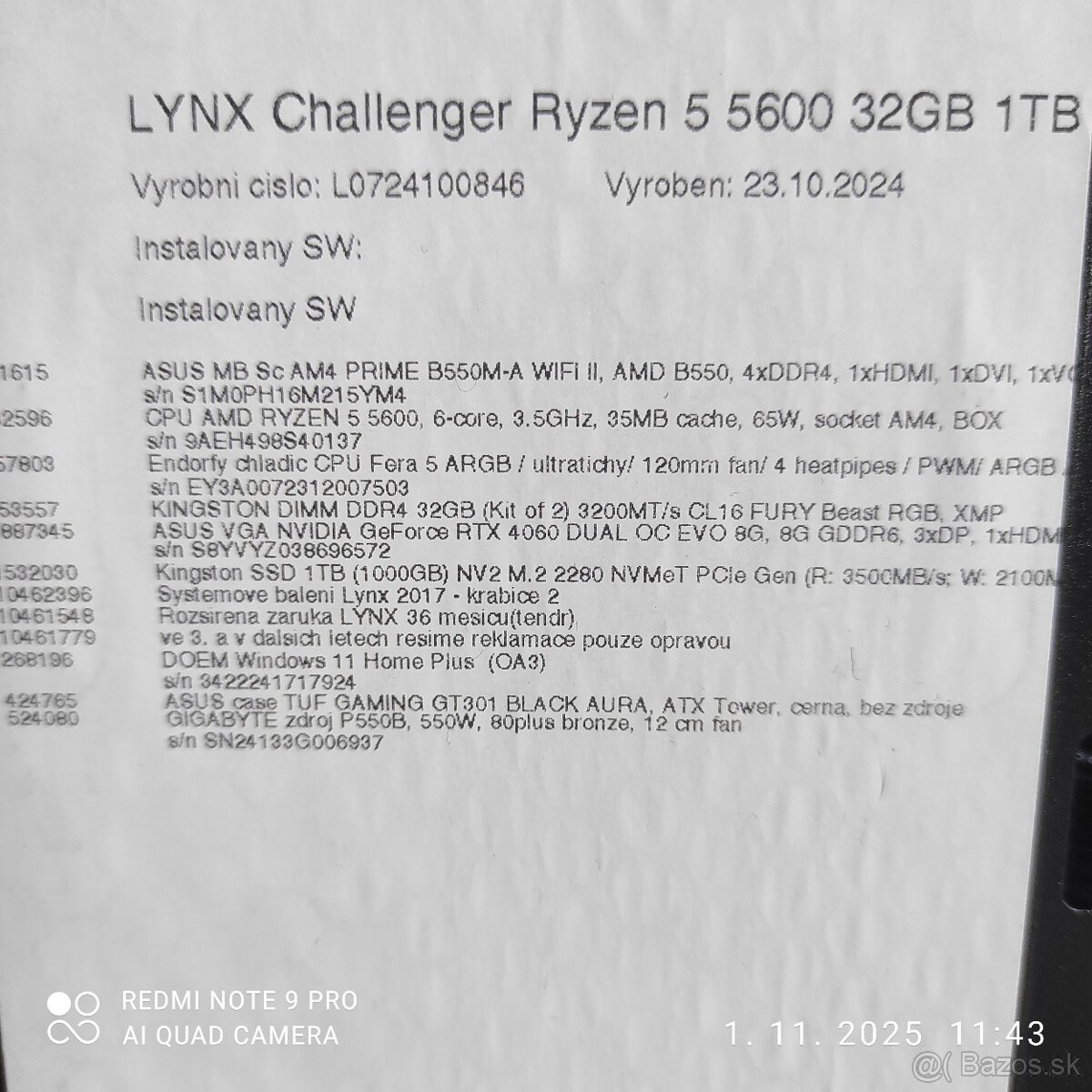 Pc Lynx Challenger Ryzen 5 5600 - 8