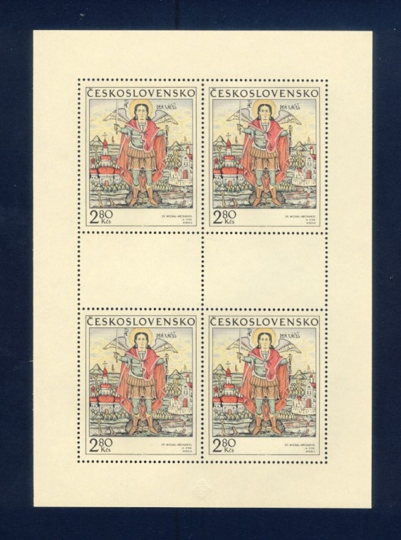 Poštové známky Československo 5 - 8