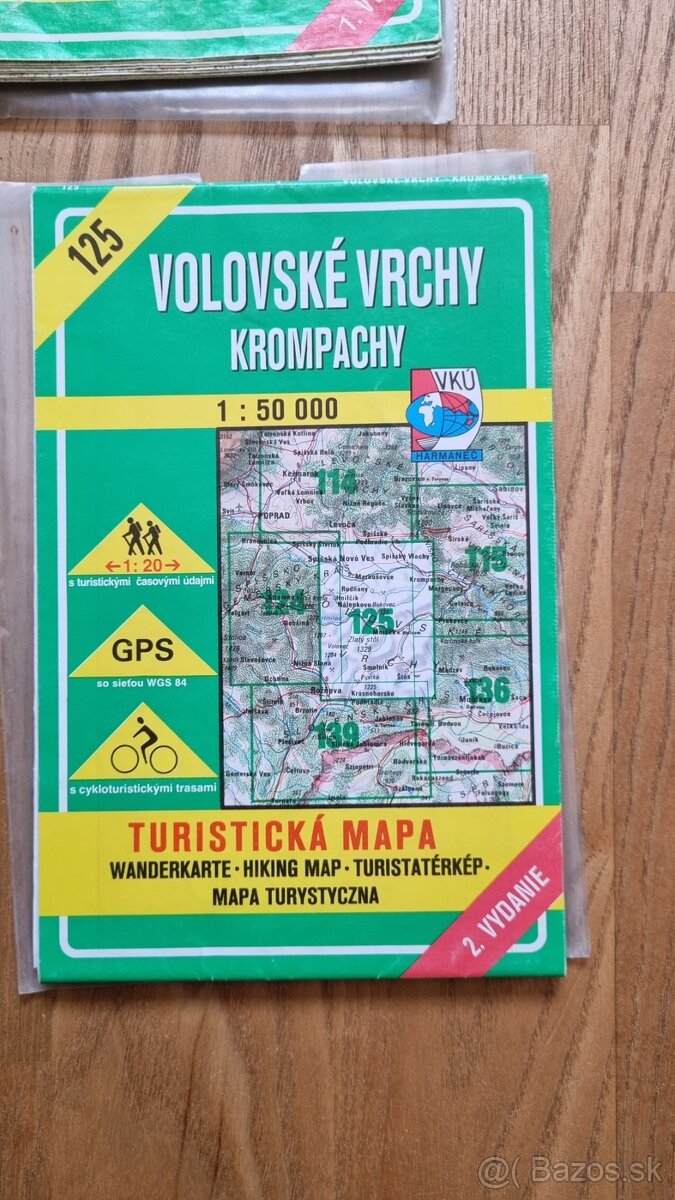 ZLAVA turistické mapy VKÚ - 8