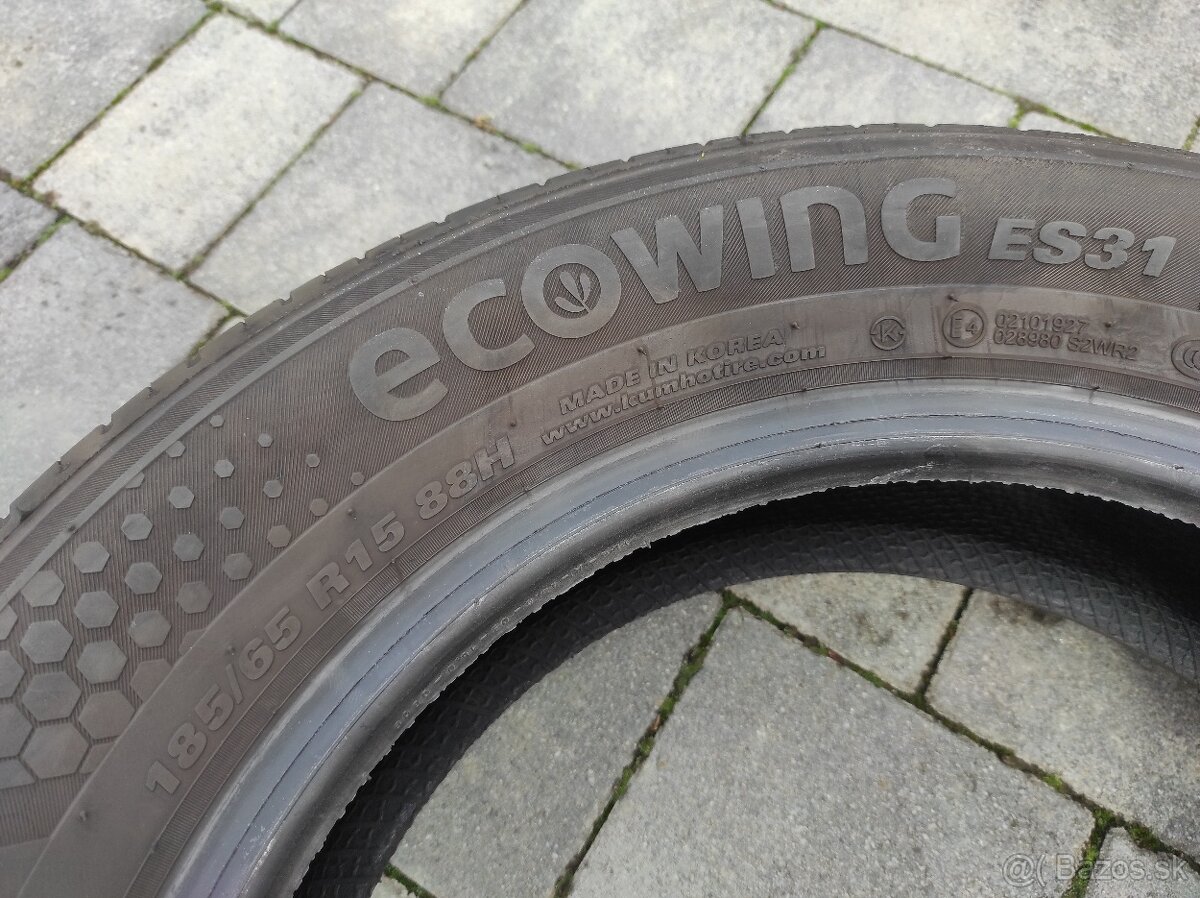 Letné pneu 185/65R15 Kumho 4ks - 8