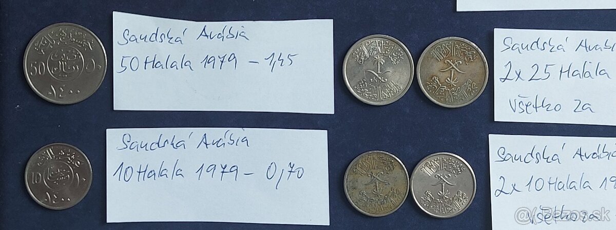 Zbierka mincí - Afrika a Ázia "arabské písmo" - 8