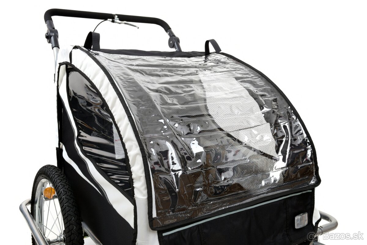 Nový cyklovozík 2v1, príves za bycikel, trojkolka - 8