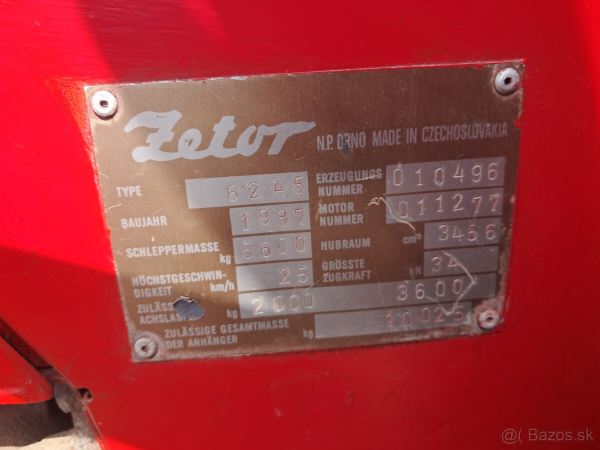 ZETOR 7245 - 8