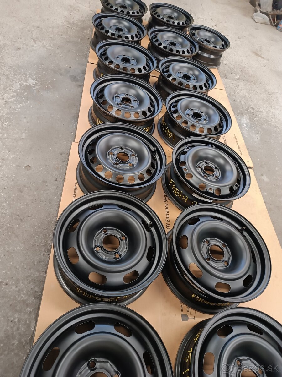 Disky plechové rôzné - 8