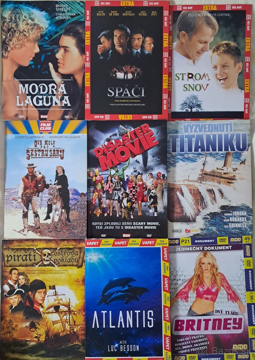 DVD filmy (karton) časť 1. - 8