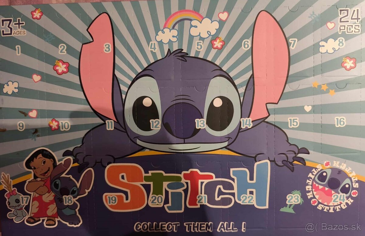 Adventný kalendár - postavičky Minecraft, Spiderman, Stitch - 8