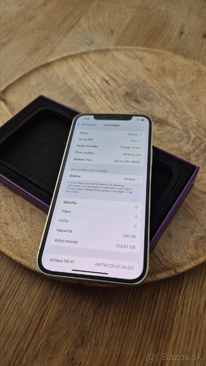 Apple Iphone 12 PRO 128gb, biely - 8