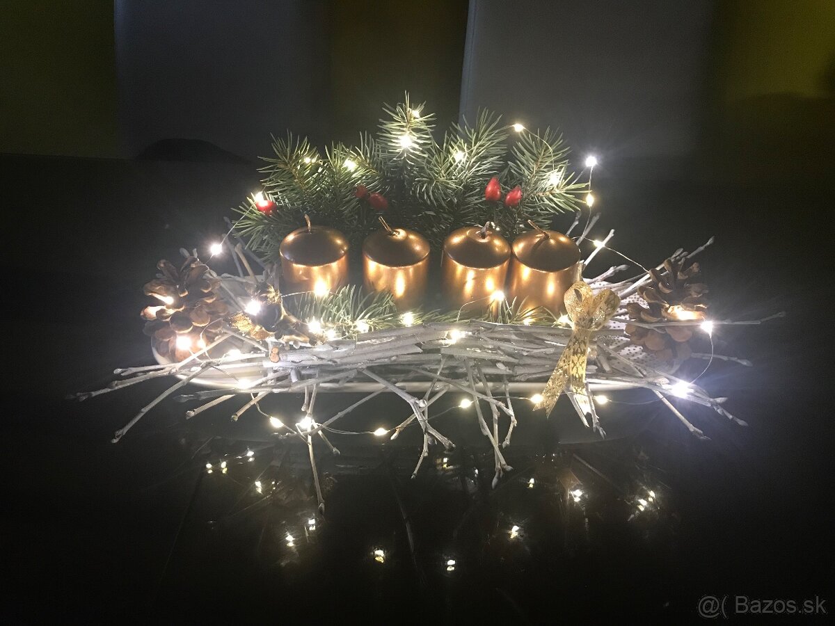 Adventný veniec, veniec na dvere - 8