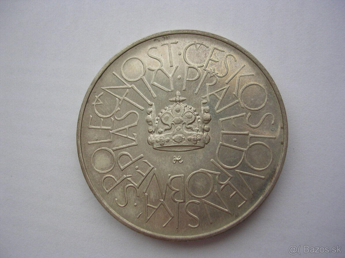 Ag medaila 2 dukát Karel IV. - návrh Jiří HARCUBA 1978 - 8