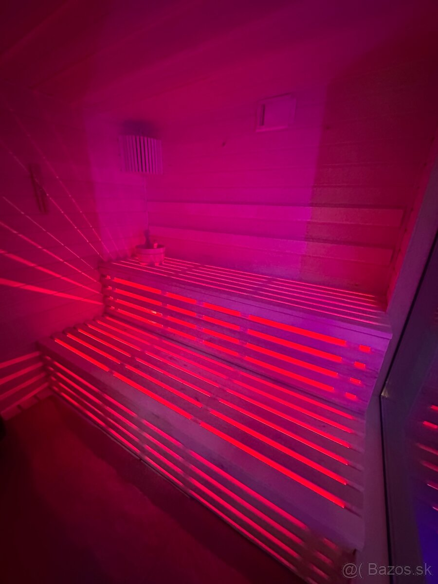 Záhradný wellness 6x2.5m sauna-virivka - 8