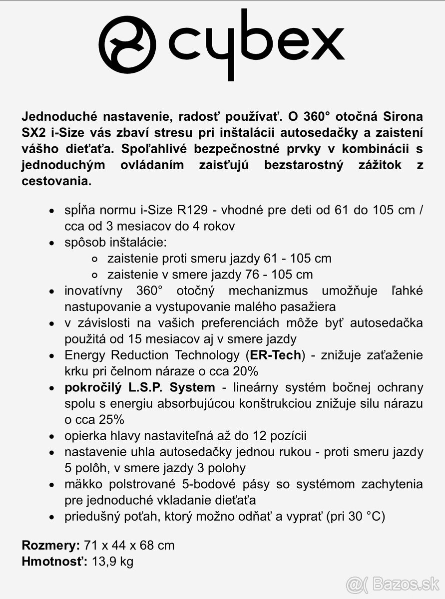 Cybex Sirona SX2 I-size - 8
